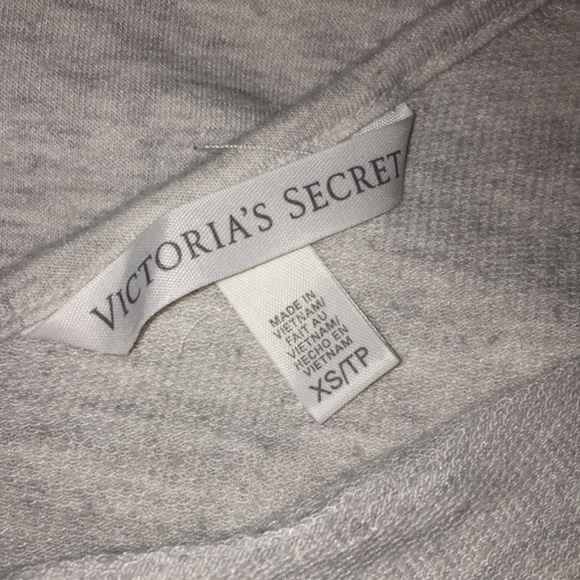 Victorias Secret Marled Gray V Neck Top - Picture 5 of 6